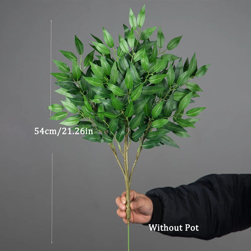 plantes artificielles eucalyptus saule tropical décoration intérieure et extérieure - vue 9 sur 9
