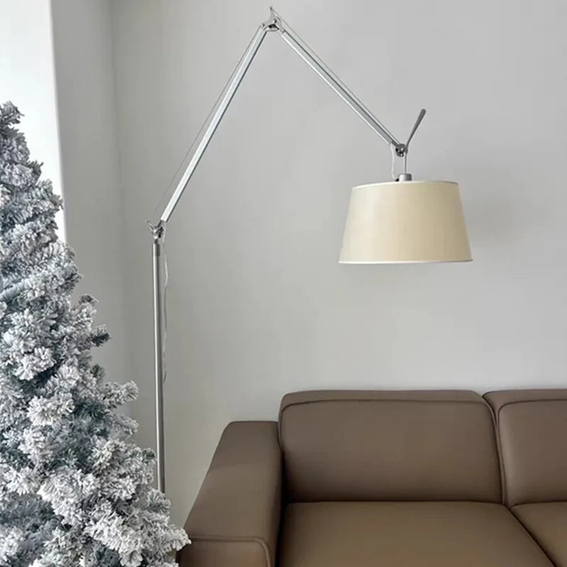 lampe de bureau pliante style industriel avec bras long - vue 3 sur 7