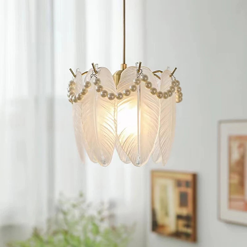 lustre moderne en verre design minimaliste pour intérieur élégant - vue 4 sur 9