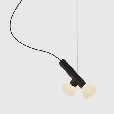 suspension moderne en verre pour éclairage créatif intérieur - vue 9 sur 9