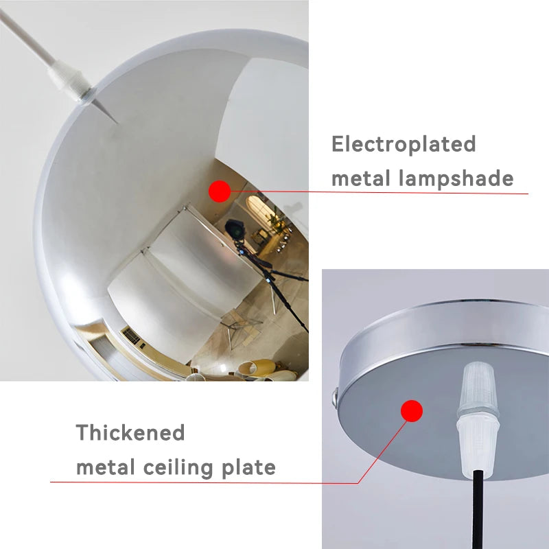 Suspension led moderne simple ou triple tête - vue 6 sur 18