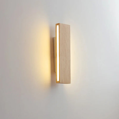 Applique murale LED rotative en bois - vue 5 sur 9