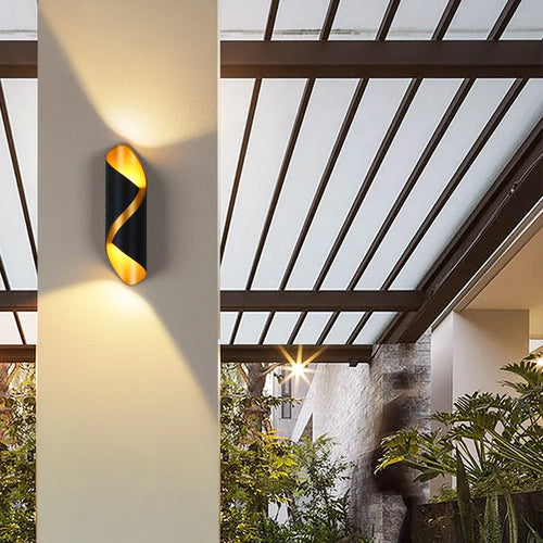 applique murale led étanche moderne pour extérieur et intérieur - vue 5 sur 10