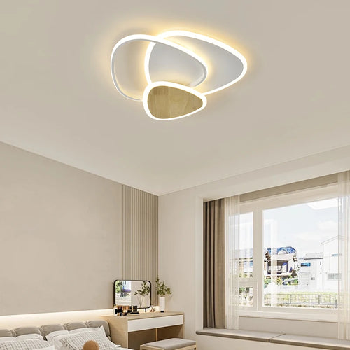 lustre led moderne en acrylique pour éclairage intérieur - vue 4 sur 12