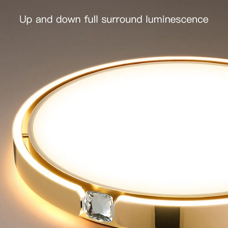 plafonnier moderne à anneau design luxe pour intérieur - vue 6 sur 12