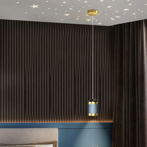 suspension moderne à projection d'étoiles pour décoration intérieure - vue 7 sur 8