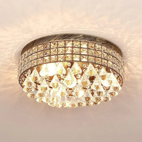 plafonnier en cristal design moderne pour intérieur élégant - vue 2 sur 8