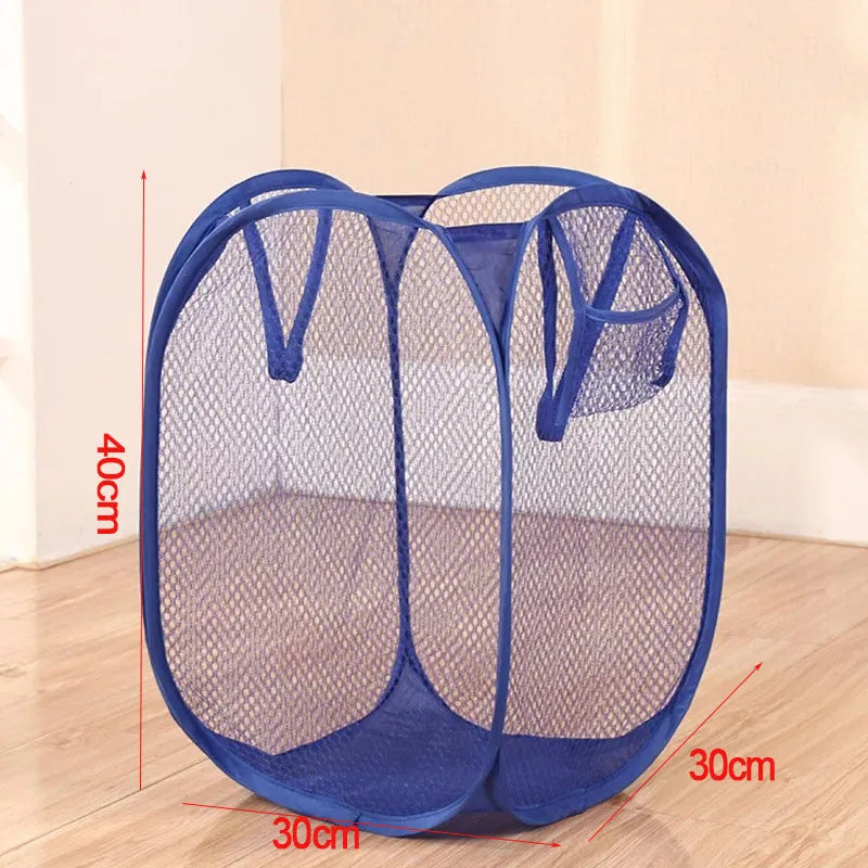 panier à linge pliable portable pour rangement pratique - vue 8 sur 11