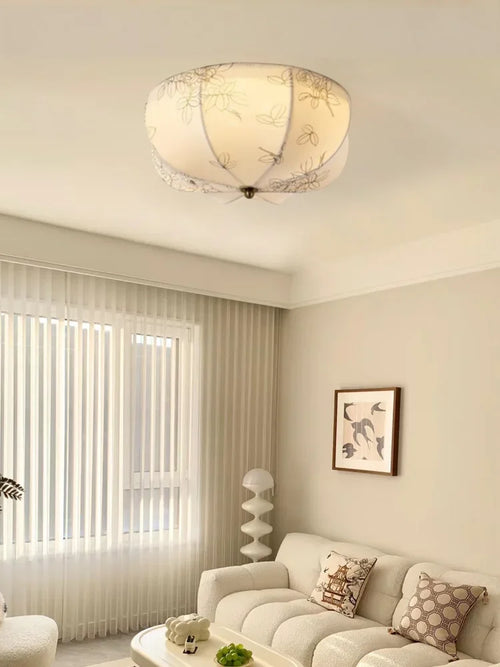 lustre moderne nordique en tissu pour intérieur élégant - vue 2 sur 9