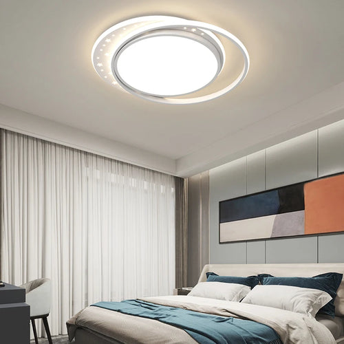 plafonnier led moderne minimalist éclairage intérieur décoratif pour maison - vue 3 sur 12