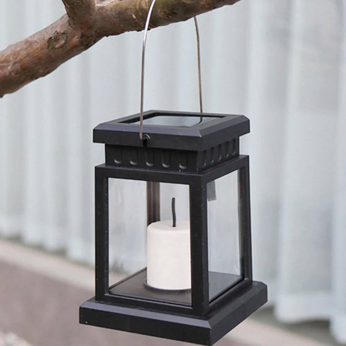 lanterne solaire led pour jardin décoration extérieure festive - vue 6 sur 6