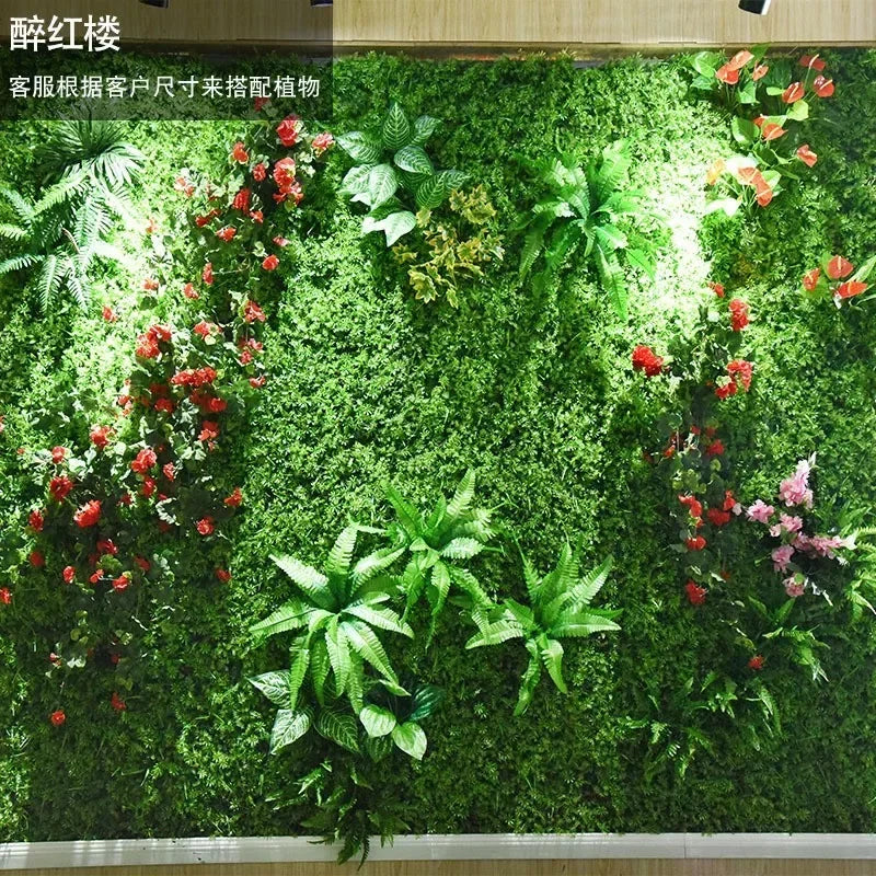 décoration végétale murale verte pour intérieur élégant - vue 10 sur 25