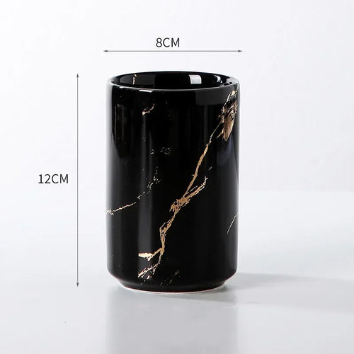 tasse en céramique pour couple porte-brosse à dents et rangement - vue 21 sur 22