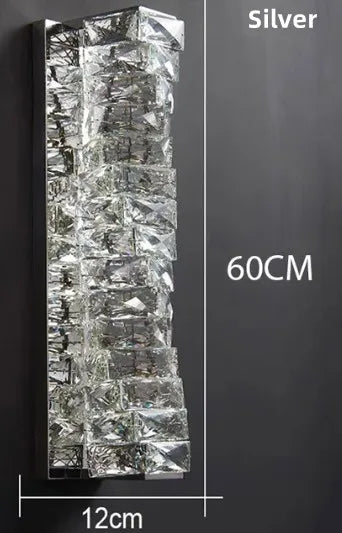 applique murale en cristal moderne lampe à led pour intérieur - vue 18 sur 18