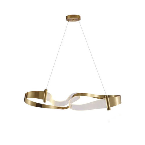 2024 Modern Design Ribbon LED Chandeliers Lighting For Living Room Study Bedroom Restaurant - vue 7 sur 8