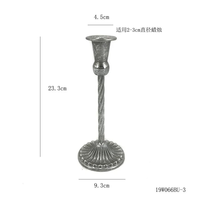 lustre en métal romantique pour décorations de mariage et dîner - vue 17 sur 29