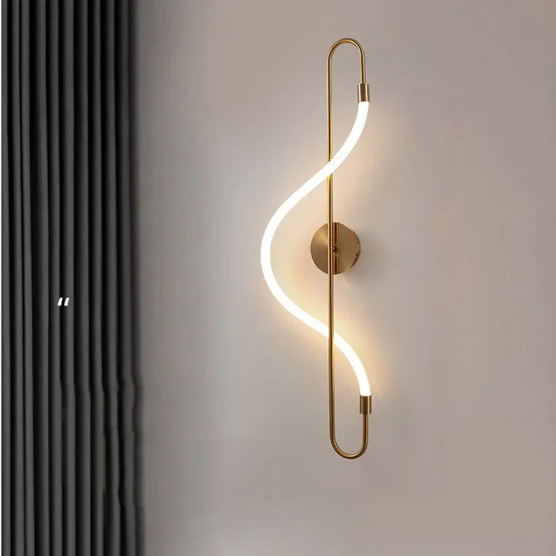 applique murale led en forme de note de musique décorative - vue 6 sur 8