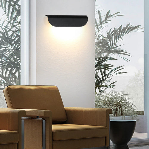 applique murale LED lampe extérieure IP65 étanche pour intérieur chambre escalier extérieur balcon couloir éclairage de jardin - vue 3 sur 8