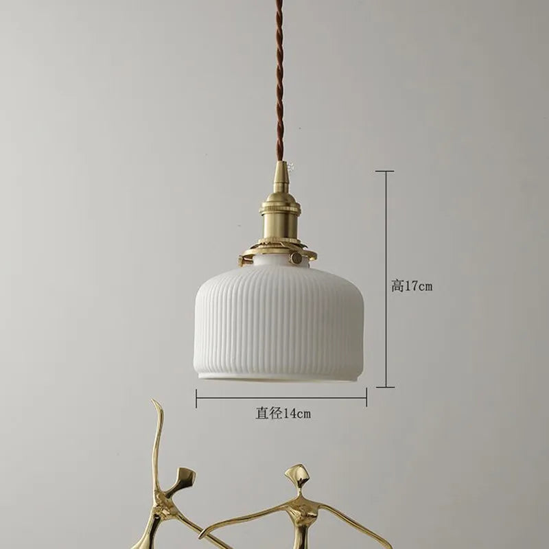 suspension moderne en céramique pour éclairage créatif intérieur - vue 4 sur 8