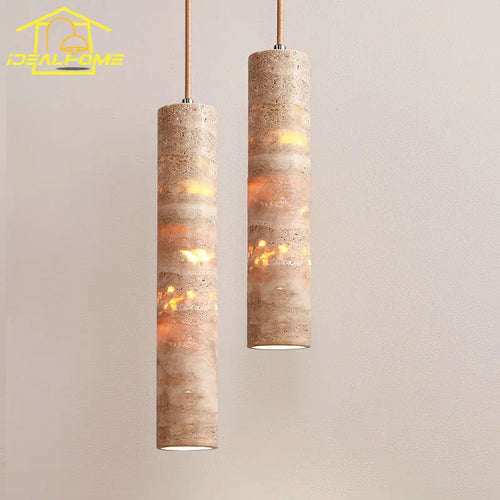 suspension design wabi-sabi en pierre pour ambiance moderne - vue 2 sur 14