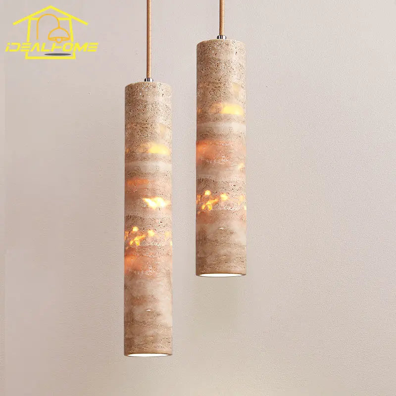 suspension design wabi-sabi en pierre pour ambiance moderne - vue 1 sur 14