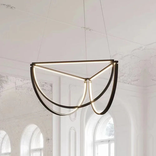 lustre led postmoderne à intensité variable pour intérieur - vue 7 sur 10