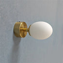 applique murale moderne design œuf de canard minimaliste à led