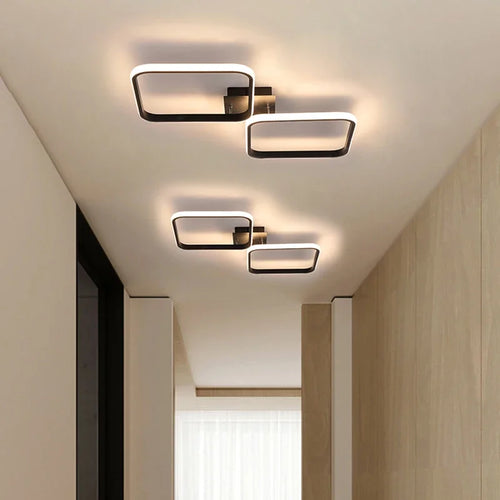 lustre led moderne pour allée couloir et intérieur - vue 2 sur 24