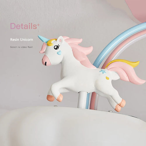 plafonnier licorne nuage télécommande princesse spectre complet - vue 7 sur 8