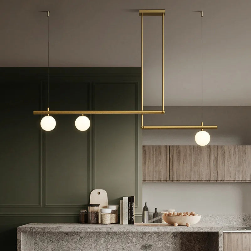 Lustre de salon minimaliste moderne - vue 4 sur 16