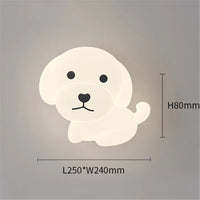 applique murale led cerf de noël décoration créative intérieure
