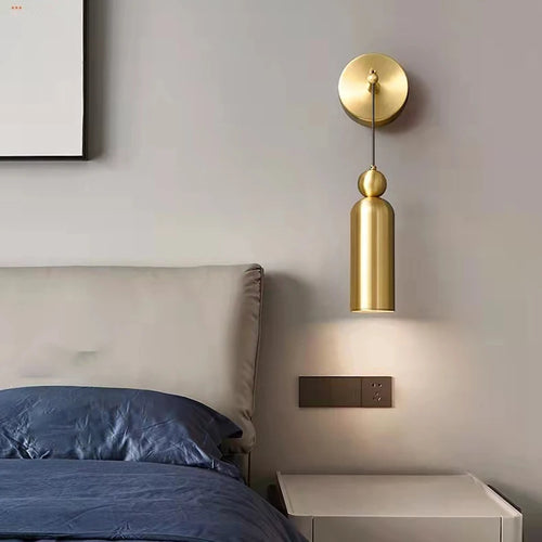 applique murale minimaliste à fil réglable et éclairage moderne - vue 4 sur 8