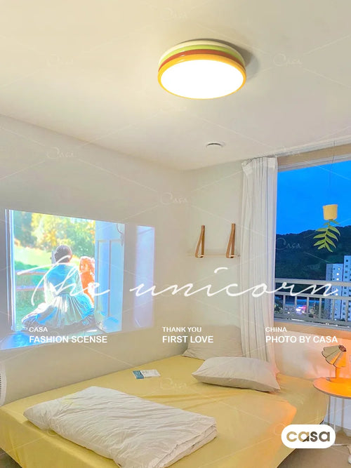 plafonnier led design nordique pour décoration moderne intérieure - vue 5 sur 8