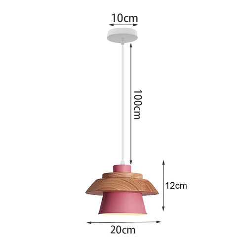 suspension nordique en aluminium rétro pour éclairage intérieur - vue 20 sur 20