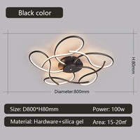 Gleam Modern LED Chandelier For Home Living Room Decoration, Bedroom Home Decoration, Ceiling Chandelier For Smart Home
