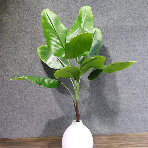 grandes plantes artificielles bananiers tropicaux décorations jungle - vue 2 sur 6