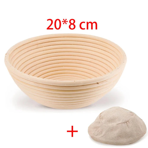 panier à pain en rotin naturel fait main pour fermentation de pâte au levain - vue 19 sur 21