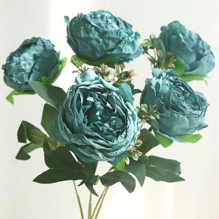 bouquet de pivoines artificielles pour décoration et photographie - vue 7 sur 11