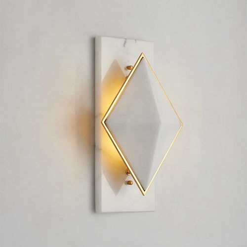 applique murale led moderne en marbre style internet pour hôtel café restaurant - vue 4 sur 18