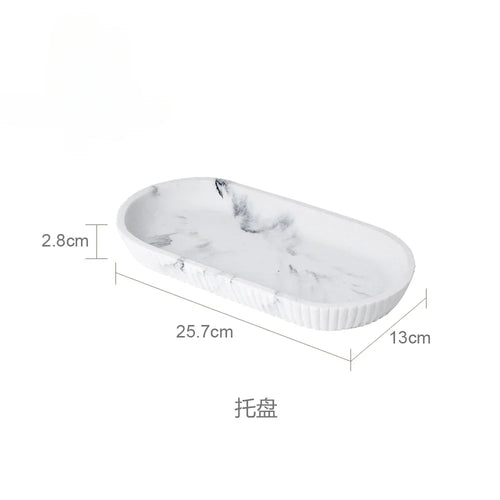 accessoires de salle de bain en grès pour rangement et décoration - vue 22 sur 24