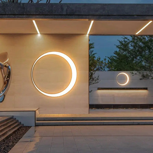 applique murale extérieure moderne étanche design pour jardin et terrasse - vue 4 sur 6