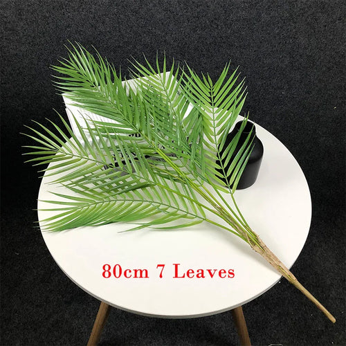 palmier artificiel avec grandes feuilles pour décoration intérieure et extérieure - vue 11 sur 12