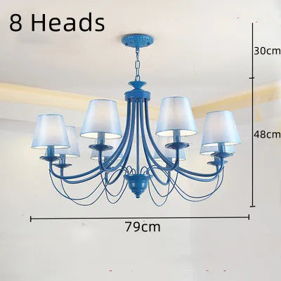 lustre en fer forgé noir et blanc design intérieur moderne - vue 23 sur 23