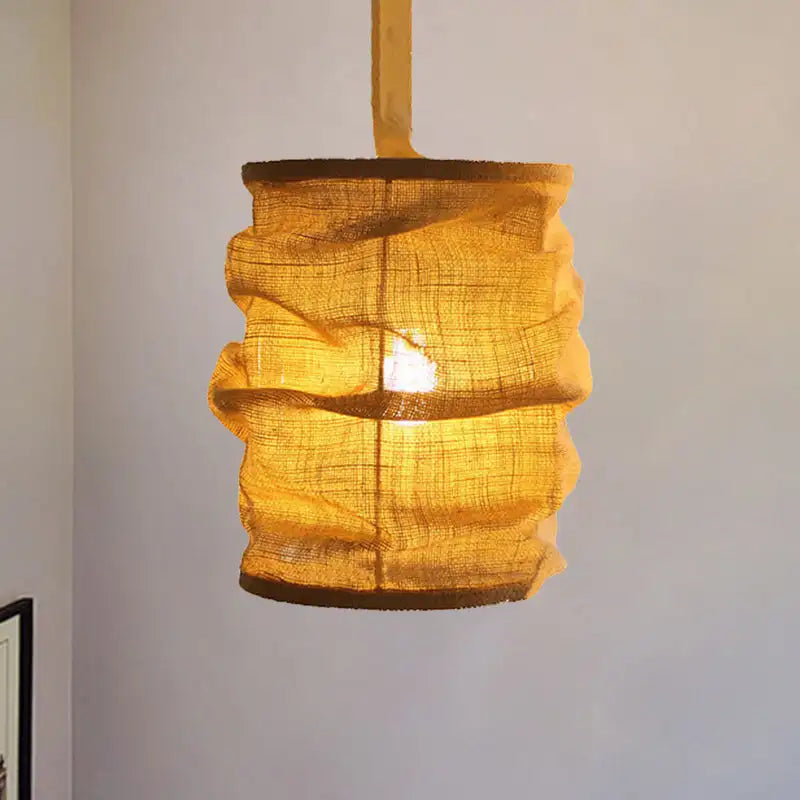 lustre rétro chinois pour restaurant bar ou salon de thé zen - vue 3 sur 7
