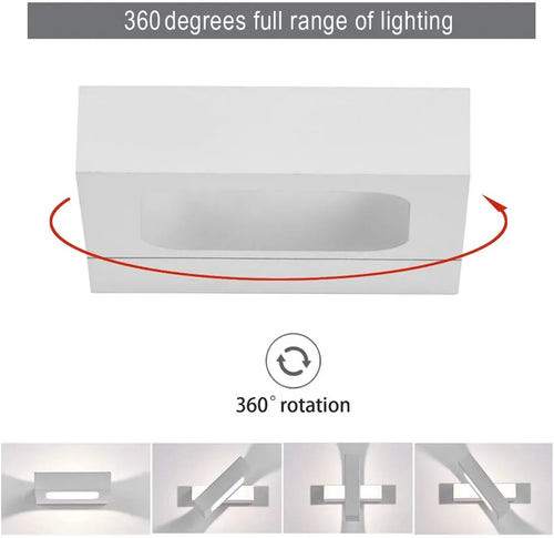 Modern Minimalist LED Wall Lamps, Aluminum Lighting, Home Decoration, Bedroom, Living Room, Aisle, Corridor, Lights - vue 7 sur 8