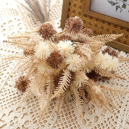 lot de boules de fleurs artificielles pour décoration et bricolage - vue 3 sur 9