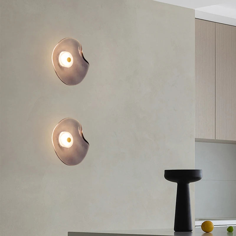 applique murale led art déco en verre pour intérieur élégant - vue 1 sur 8