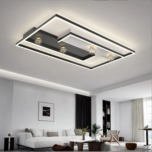 plafonnier led créatif style européen avec alexa décoration intérieure - vue 2 sur 9