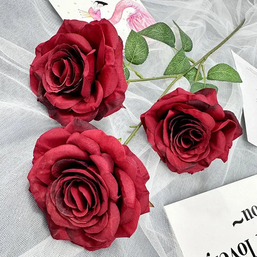 décoration florale en soie avec roses et branches pour fêtes - vue 15 sur 14