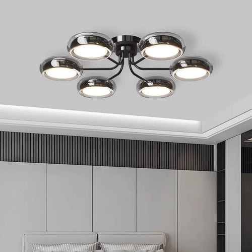 plafonnier moderne design rectangulaire à led pour intérieur - vue 4 sur 9